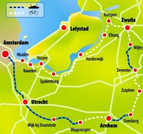 Dutch Hanseatic Tour - map